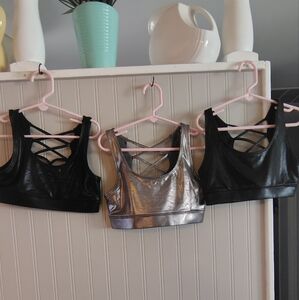 Girls Athletic Tops- Criss Cross Back. From Justice.